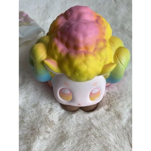 Japan iBloom Rainbow Sheratan The Sheep LIMITED EDITION Squishy Toy - Picture 9 of 16